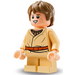 LEGO Anakin Skywalker s Krátké nohy a Messy Vlasy Minifigurka