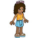 LEGO Andrea, Medium Azure Skirt Minifigur