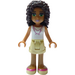 LEGO Andrea, Bronzer Shorts, Blanc Haut Minifigurine