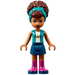 LEGO Andrea mit Dark Turquoise Jacket Minifigur