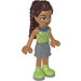 LEGO Andrea met Groen Kleding Minifiguur