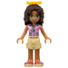 LEGO Andrea met Roze Vest en Neck Tie Minifiguur