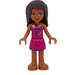 LEGO Andrea with Purple Bow Dress Minifigure