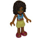 LEGO Andrea med Gul Shorts Minifigur