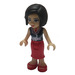 LEGO Anna met Dark Blauw Top en Rood Rok Minifiguur