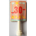 LEGO Antenna 1 x 4 with &quot;30&quot; Sticker with Rounded Top (3957)