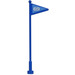 LEGO Antenne 1 x 8 met Vlag met &#039;69&#039; Sticker (30322)