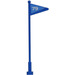 LEGO Antenne 1 x 8 mit Flagge mit &quot;79&quot; Aufkleber (30322)