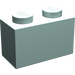 LEGO Aqua Brique 1 x 2 avec tube inférieur (3004 / 93792)