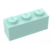 LEGO Aqua Brick 1 x 3 (3622 / 45505)