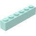 LEGO Aqua Brick 1 x 6 (3009)