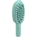 LEGO Aqua Hairbrush with Short Handle (10mm) (3852)