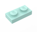 LEGO Aqua Plate 1 x 2 (3023)
