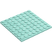 LEGO Aqua Plaat 8 x 8 (41539 / 42534)