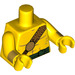 LEGO Arabian Knight Minifig Torso (973 / 88585)
