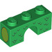 LEGO Bogen 1 x 3 mit Scales und green Kreis (4490 / 38926)