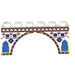 LEGO Arch 1 x 6 x 2 with Indian Pattern Thick Top and Reinforced Underside (3307 / 44975)