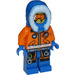 LEGO Arktis Explorer, Mann med Oransje Beskyttelsesbriller Minifigur