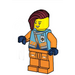LEGO Arctic Explorer Pilot with Dark Red Hair