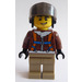 LEGO Arctic Helicopter Pilot, Male Minifigure