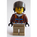 LEGO Arktyczny Śmigłowiec Pilot, Mężczyzna Minifigurka