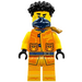 LEGO Arin with Dark Blue Face Mask and Shoulder Armor Minifigure