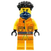 LEGO Arin con Dark Blu Viso Maschera Minifigure