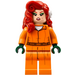 LEGO Arkham Poison Ivy mit Orange Jumpsuit Minifigur