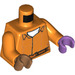 LEGO Arkham Two-Gezicht met Oranje Jumpsuit Minifig Torso (973 / 76382)