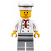 LEGO Assembly Carré Chef / Baker Figurine