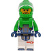 LEGO Astronaut - Bright Green Ruimte Suit minifiguur