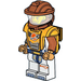 LEGO Astronaut - Bright Licht Orange und Dunkles Orange Weltraum Anzug Minifigur