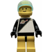 LEGO Astronaut met Zwart / Wit Top minifiguur