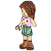 LEGO Autumn with Purple Sunflower Top and Boots Minifigure