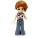 LEGO Autumn with Sunflower Top and Sand Blue Trousers Minifigure