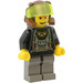LEGO Axel avec Transparent Neon Green Visière Figurine