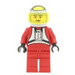 LEGO B-Křídlo Pilot s Světlo Šedá Helma  Minifigurka