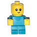 LEGO Baby with Dark Turquoise Jumper Minifigure