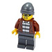 LEGO Bad Guy Frankie Lupelli jossa Beanie Hattu  Minihahmo