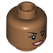 LEGO Barbara Gordon Minifigure Head (Recessed Solid Stud) (3626 / 29771)