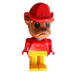 LEGO Barty Bulldog mit Feuer Helm Fabuland Zahl