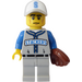 LEGO Baseball Fielder Minifiguur