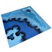 LEGO Grondplaat 32 x 32 met Craters met Undersea Patroon met noppen in kraters (6136)