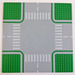 LEGO Grundplatte 32 x 32 mit Road mit Crossroads