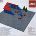 LEGO Baseplate, Grey 843