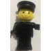 LEGO Basic Figure met Zwart Poten en Zwart Hoed minifiguur