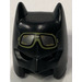 LEGO Batman Cowl Mask with Short Ears and Open Chin with Goggles Pattern (18987)