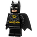 LEGO Batman with Black Suit and Gold Belt with Neutral / Angry Face Minifigure