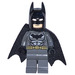 LEGO Batman з Dark Stone Сірий Костюм і Gold Пояс Мініфігурка