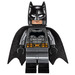 LEGO Batman with Dark Stone Gray Suit and Gold Belt with Large Bat Logo Minifigure